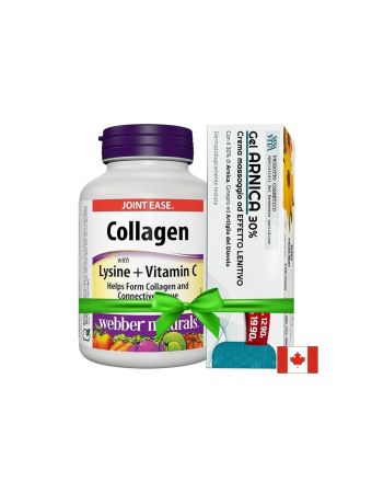 Промо пакет 14 - Колаген с лизин и витамин С + Масажен гел с арника и дяволски нокът SanaVita