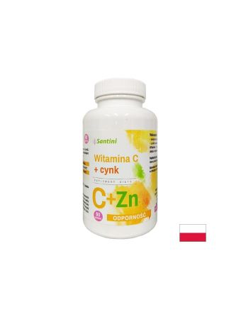 Витамин C 1000 mg + Цинк 10 mg – Силен имунитет и антиоксидантна защита, 60 таблетки