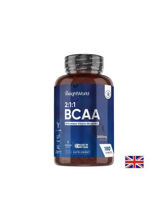 BCAA – Мускулно възстановяване и издръжливост, 180 таблетки