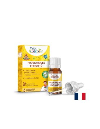 Пробиотик за деца, 1.5 млрд. активни пробиотици, 3 щама + витамин D3, 5.5 ml капки