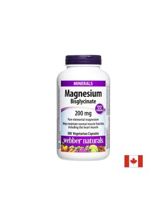 Магнезий бисглицинат + оксид + глицин – Мускули и нервна система, 200 mg, 300 капсули