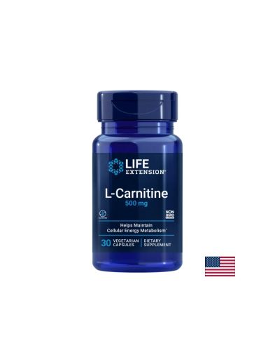 Клетъчно здраве и нервна система - L-Карнитин (тартарат), 500 mg x 30 капсули