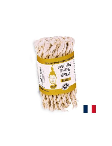 Непалски въжета за горене - Сандалово дърво, 42 бр.