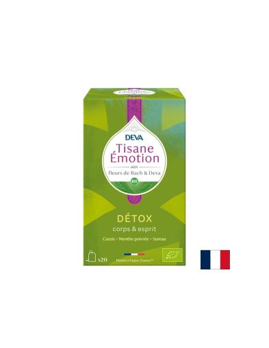 Билков чай детокс (с флорални еликсири по метода на д-р Бах), 20 филтърни пакетчета