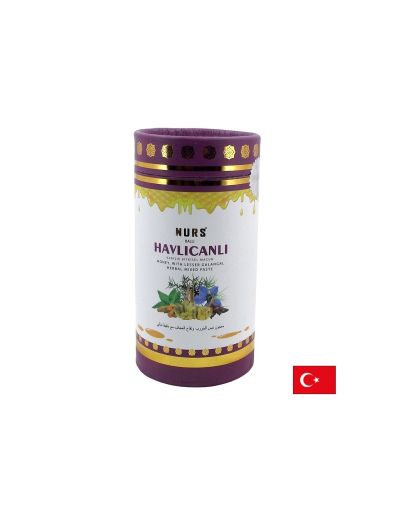 Билкова паста с пчелен мед и галангал - при настинка и грип, 400 g