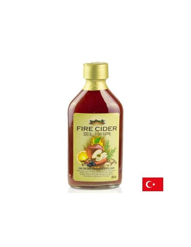 Натурален билков сироп с ябълков оцет и пчелен мед - Силен имунитет и добро храносмилане, 200 ml, 10 дози