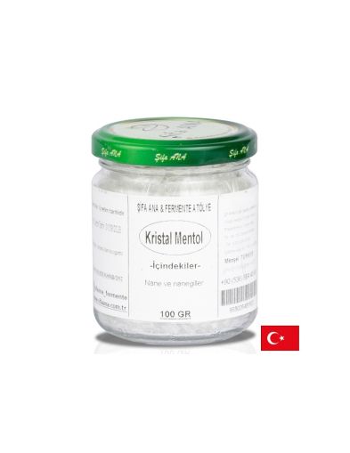 Ментол на кристали - улеснява дишането, 100 g