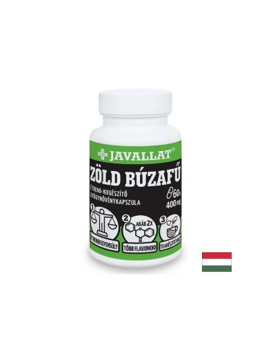 Черен дроб и добро храносмилане - Пшенична трева, 400 mg x 60 капсули