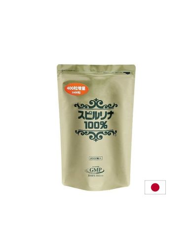 Японска Спирулина 100% – Детоксикация и имунитет, 2400 таблетки
