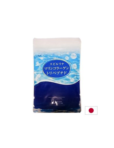 Японска Спирулина + Рибни пептиди и Витамин С - Подпомага ставите и кожата, 800 таблетки