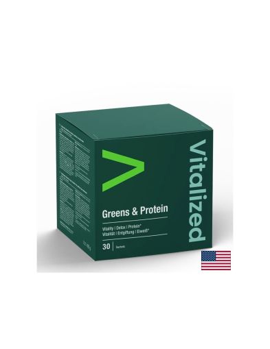 Черен дроб и мускулна функция - Зелени храни + протеини, 30 сашета