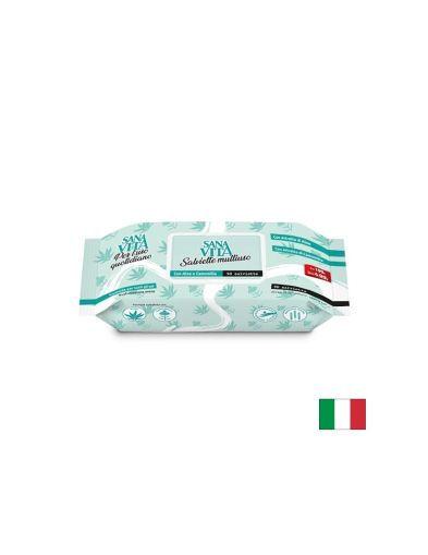 Универсални мокри кърпички с алое и лайка, 90 бр.