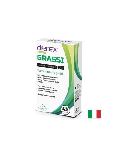 Kонтрол на мазнините с хитозан и екстракт от бял боб - Дренакс - Drenax® Forte, 45 таблетки