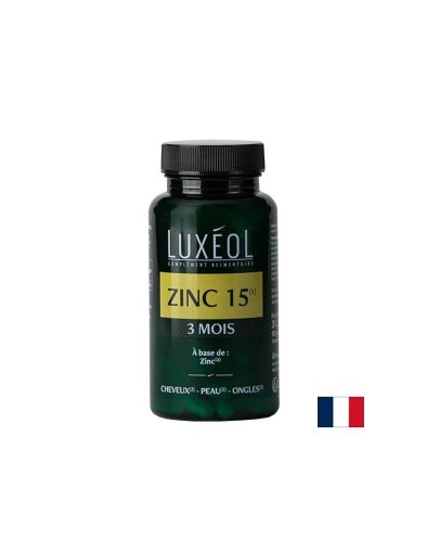 Цинк (цитрат) за имунитет, коса и кожа, 15 mg х 90 капсули