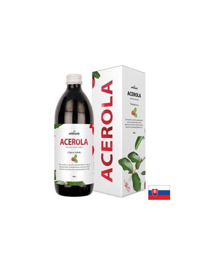 Сок от ацерола – естествен източник на витамин C за имунитет и жизненост, 500 ml