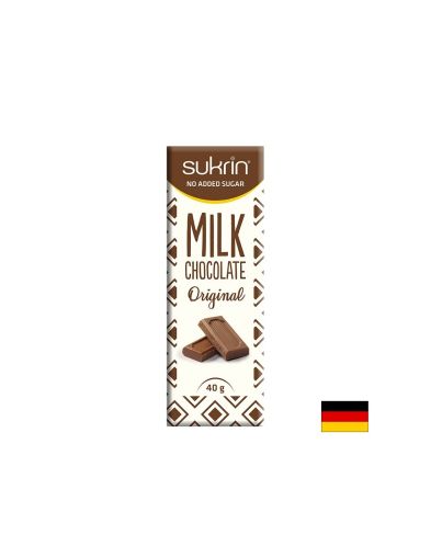 Млечен шоколад без захар – неустоим вкус с по-малко въглехидрати, 40 g