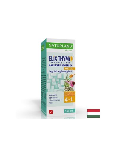 Билков еликсир с мащерка, ехинацея, исландски лишей и пчелен мед – За облекчаване на кашлицата и болката в гърлото, 230 g