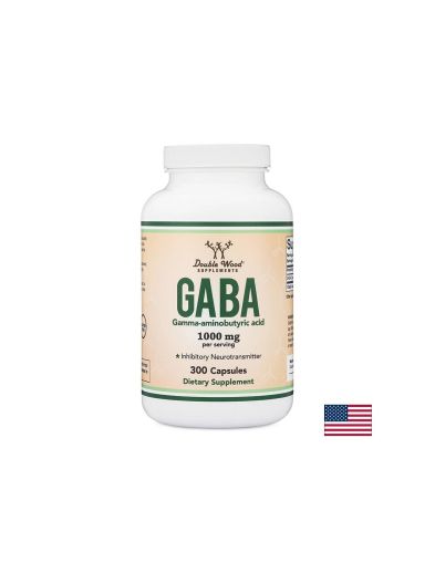 ГАБА – Спокойствие, концентрация и нежен антистрес ефект, 500 mg, 300 капсули