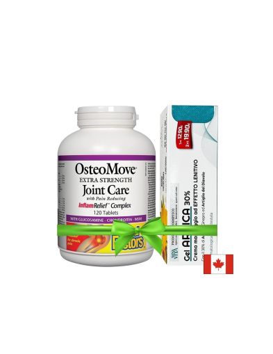 Промо пакет за здрави стави - ОстеоМуув 120 таблетки + масажен гел с арника 150 ml