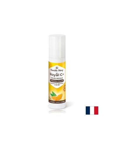 Пчелно млечице + Витамин C и D3 – Енергия и имунна подкрепа, 30 g, с вкус на портокал