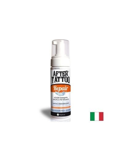 Почистваща мус-пяна за нова татуировка – С алое и пантенол, After Tattoo Repair, 100 ml