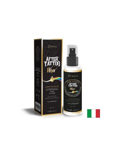 Спрей за татуировки – Подхранване и блясък After Tattoo Wow, 75 ml