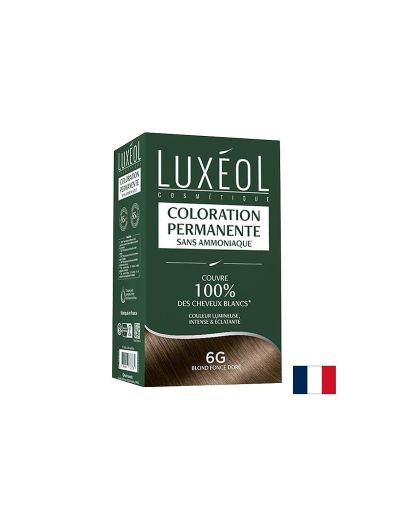 Трайна боя за коса без амоняк – Тъмно златисто русо 6G, с масла и растителни екстракти, 1 опаковка