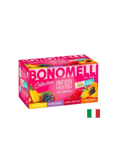 Плодов чай (микс малина, ягода, папая, ананас), 20 пакетчета