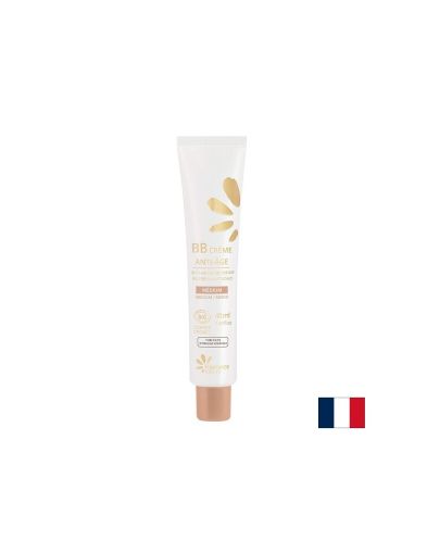 ВВ крем за лице с алое, масло от ший и букови пъпки - Цвят Medium – топъл бежов нюанс със златист подтон, 40 ml, БИО