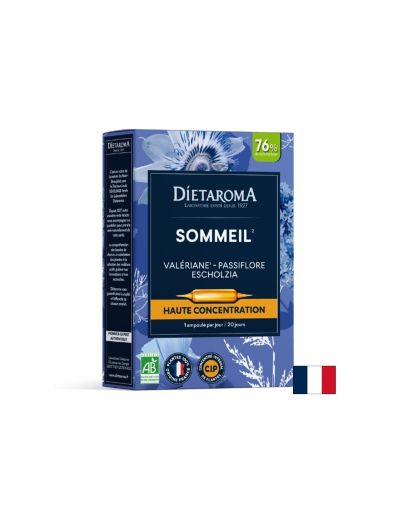 Валериана + Пасифлора + Калифорнийски мак – За спокоен сън и отпускане при стрес, 20 ампули