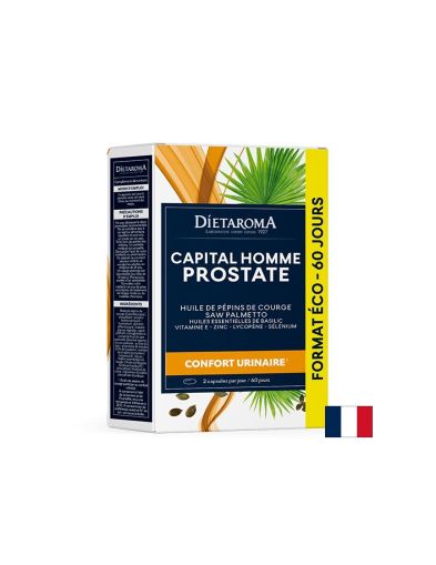 Тиквено масло + Сао Палмето + Ликопен – За здрава простата, 120 капсули