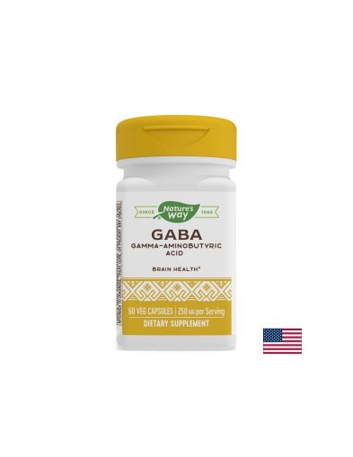 ГАБА – Спокоен сън и баланс на нервната система, 250 mg, 60 капсули
