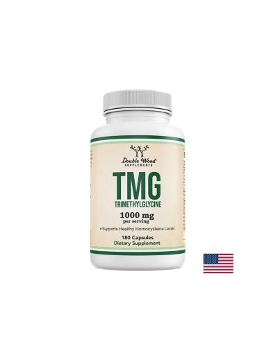 Триметил глицин (TMG) – Сърдечно-съдово здраве и баланс на хомоцистеина, 500 mg, 180 капсули