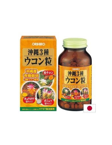 Okinawa 3 type turmeric / Куркума, 420 таблетки