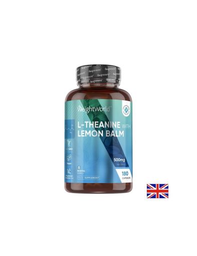 L-Теанин 400 mg + Маточина 100 mg Спокойствие и концентрация 180 капсули