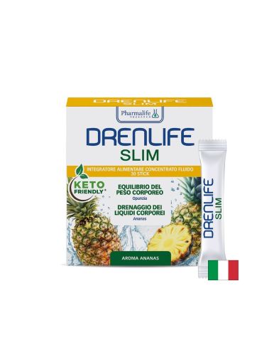 Ананас + Гарциния + Опунция – Отслабване и контрол на апетита, DrenLife Slim, 30 сашета