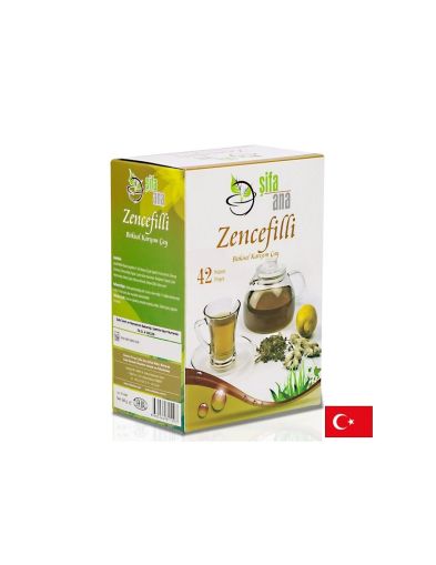 Билков чай с джинджифил, ехинацея и липа – Имунитет и защита на гърлото, 42 пакетчета