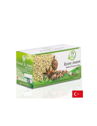 Билков чай с копър и анасон – При подут корем, газове и тежест, 25 пакетчета