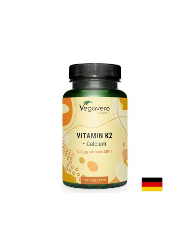 Витамин К2 200 µg + Калций 162 mg – Здрави кости и зъби, 180 таблетки