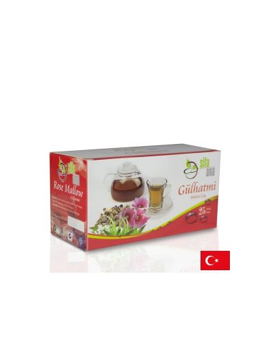 Билков чай Градинска ружа – За гърло и дихателен комфорт, 25 пакетчета