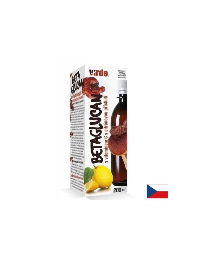 Бета-глюкани от рейши + витамин C – За силен имунитет, 200 ml сироп с вкус на лимон