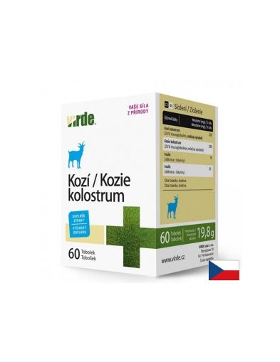 Коластра от козе мляко с инулин За имунна защита и чревен баланс 200 mg, 60 капсули