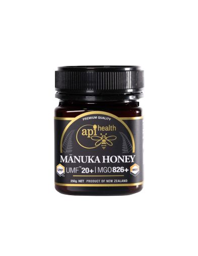 Пчелен мед Манука UMF™ 20+ / MGO 826 Висока активност за защита от настинки и грип и възстановяване 250 g