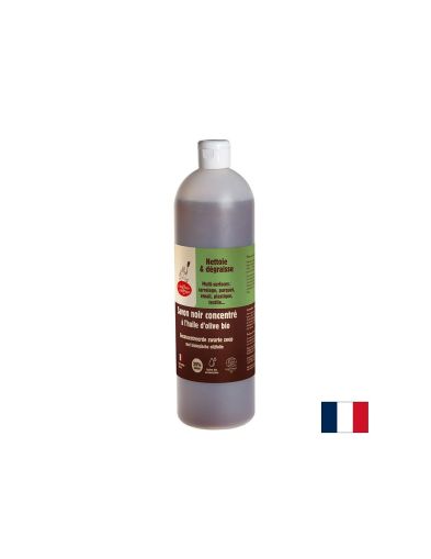 Черен течен сапун с био зехтин – Универсално натурално почистващо средство, 1 L