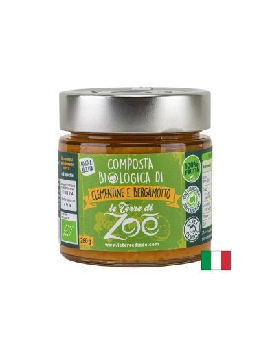 Конфитюр от мандарини и бергамот – 100% плод, без добавена захар, БИО, 260 g