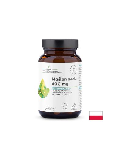 Натриев бутират – Поддържа здрава чревна лигавица и микрофлора, 300 mg, 90 капсули