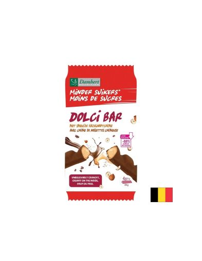 Барчета с нежен лешников крем – 88% по-малко захар, без палмово масло, 84 g