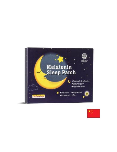 Пластири с мелатонин за сън Лесно заспиване и спокоен нощен сън 10 броя