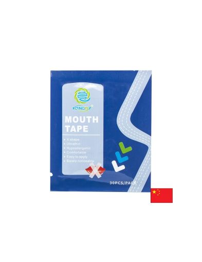Лепенки за уста при хъркане За насърчаване на носовото дишане по време на сън 30 броя