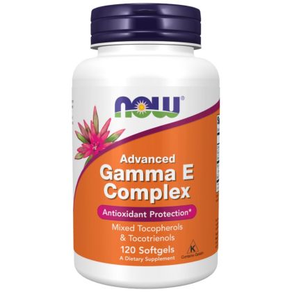 NOW Foods Advanced Gamma E Complex [120 Гел капсули, 60 Дози]